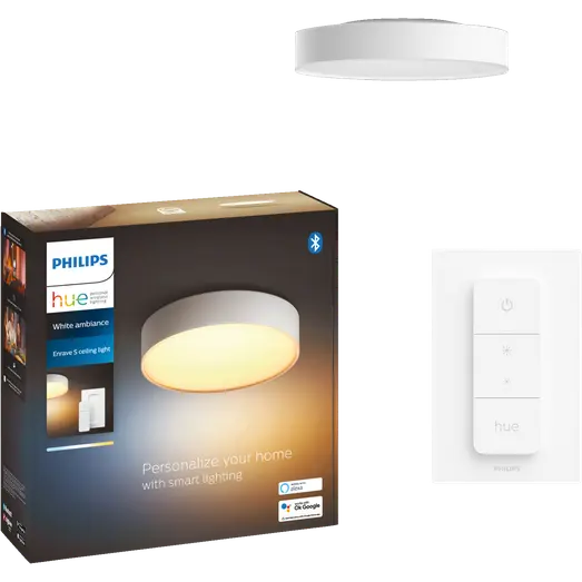Philips Hue Enrave S plafond Ø26,1 cm 9,6W hvid