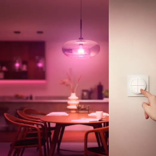 Philips Hue tap dial switch trådlæs kontakt hvid