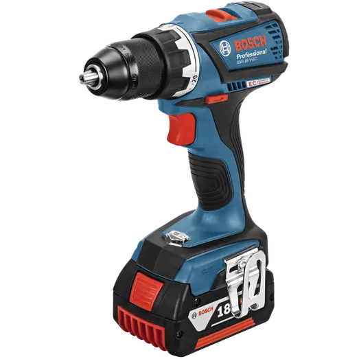 Bosch GSR 18V-EC bore/skruemaskine 2x5,0 Ah i L-BOXX