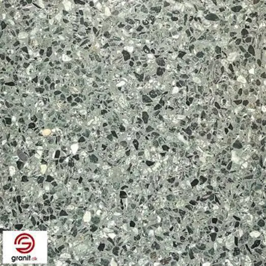 Terrazzo flise caracas slebet overflade uden fas 40x40x1,5 cm