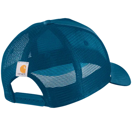 Carhartt canvas mesh back C patch kasket blå onesize