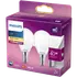 Philips Krone LED pære E14 40W 2 pack