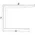 PN dobbelt bordbæring 440x550x450 mm varmforzinket