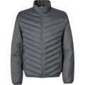 ID herre padded jakke stretch silver grey