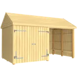 Plus Classic Multi Havehus 10 m² 2 moduler m/dobbeltdør og åben front