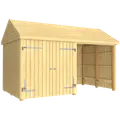 Plus Classic Multi Havehus 10 m² 2 moduler m/dobbeltdør og åben front