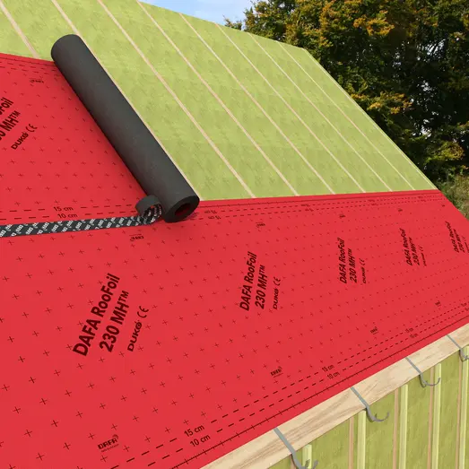 Dafa undertag RooFoil 230 MH 1,5x50 m rød