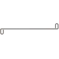 Arminox murbinder, S-binder, ribbet, Ø4 mm