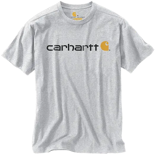 Carhartt core logo t-shirt grå