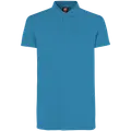 ID Stretch herre poloshirt turkis
