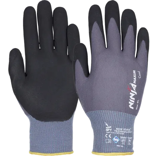 Arbejdshandsker Ninja Maxim 34872 grå/sort