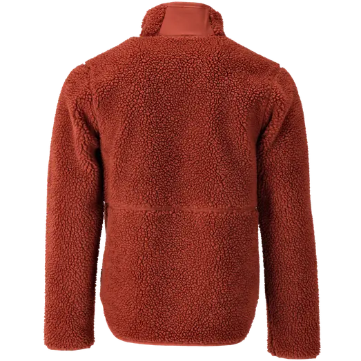 Mascot Customized fiberpelsjakke med lynlås efterårsrød