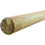 Frøslev palisade/hegnspæl Ø10x300 cm i trykimp. fyrretræ NTR KL. A, faset begge ender