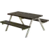 PLUS Alpha Junior Bord/Bænkesæt 118 cm RePlast Sort