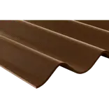 Bølgeplade B7 HJ/HU mokka 1100 x 570 mm