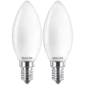 Philips Kerte LED pære E14 25W 2 pack