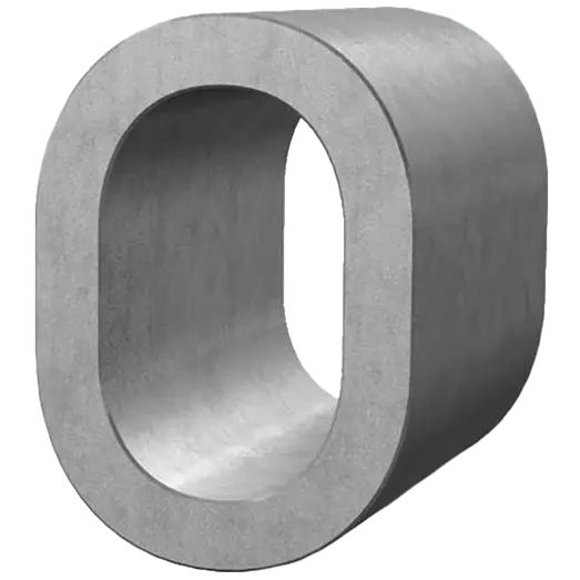 Roliba oval wirelås aluminium 4x14 mm 10 stk.