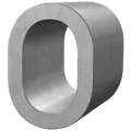 Roliba oval wirelås aluminium 4x14 mm 10 stk.