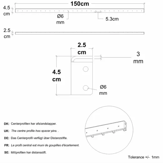 PLUS Saga hegn 150×120 cm ThermoWood®