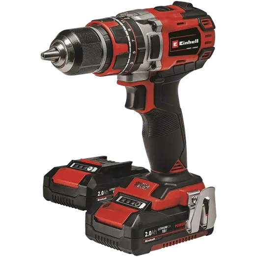 Einhell TE-CD 18/50 slagboremaskine 2x18V/2,0Ah inkl batteri og lader