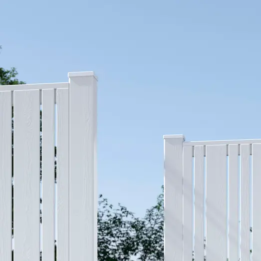 Plus Classic Stolpehat  91x91 mm hvid