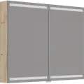Scanbad Level spejlskab 100x80cm natur eg