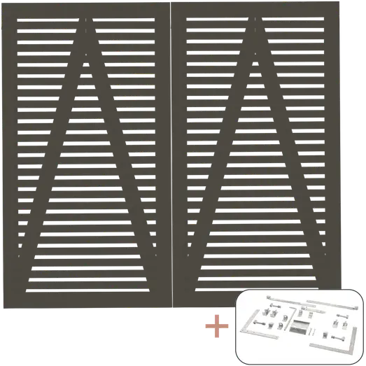 Plus Tokyo Dobbeltlåge inkl. beslag  200x180 cm