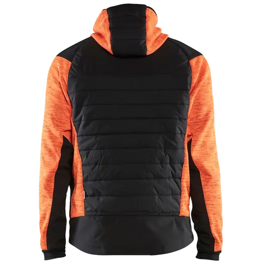 Blåklæder hybrid jakke high-vis orange/sort