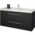 Scanbad Multo+ vaskeskab m/Aura vask 120 cm sort