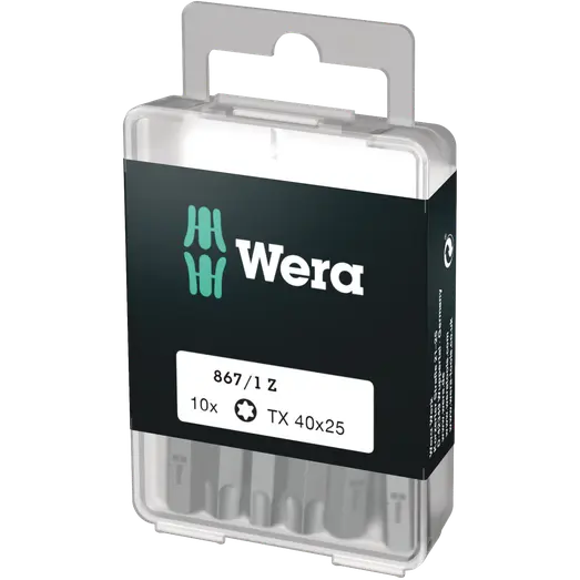 Wera DIY bitsæt 867/1 Z TX40x25 mm 10 stk