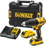 DeWALT 18V XR kompakt skruemaskine inkl. 2 x 1,5 Ah batterier