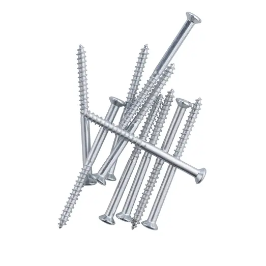 Træskruer til indbygningsdåser elforzinket 2,9x41 mm 10 stk.