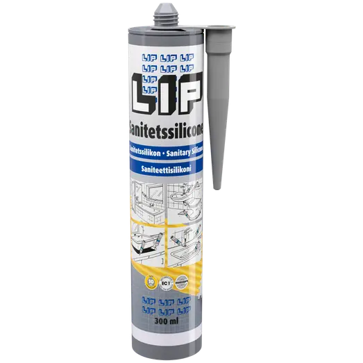 LIP Sanitetssilicone 300 ml koksgrå