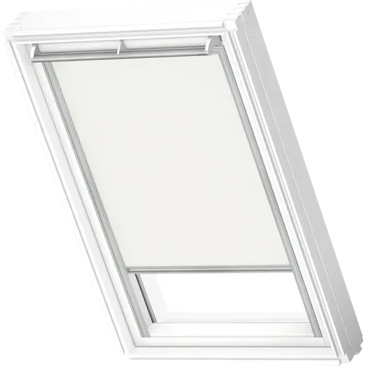 VELUX mørklægning manuel DKL MK04 hvid alu skinner, 78 x 98 cm