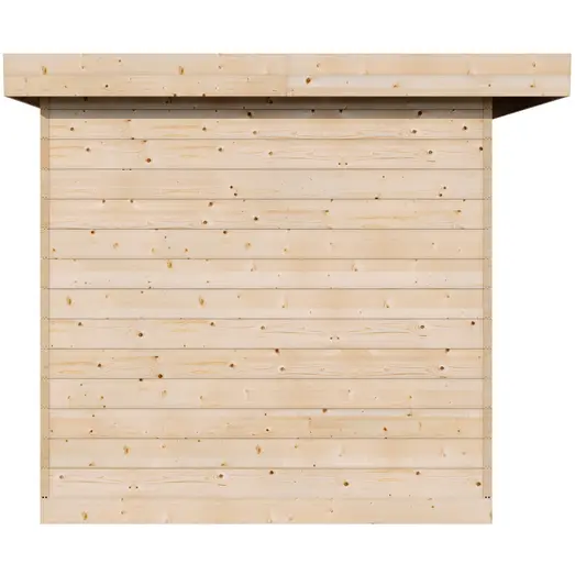 Saunahytte Anita m/glasfront/dør 4 pers. (uden ovn)