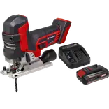 Einhell P-JST 18/135 18V stiksav - inkl. 2,5Ah batteri og lader