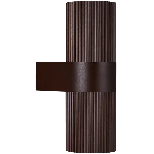 Nordlux Kyklop Ripple udendørs væglampe GU10 rustfarvet