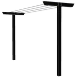 Plus classic tørrestativ 90x185x400 cm sort