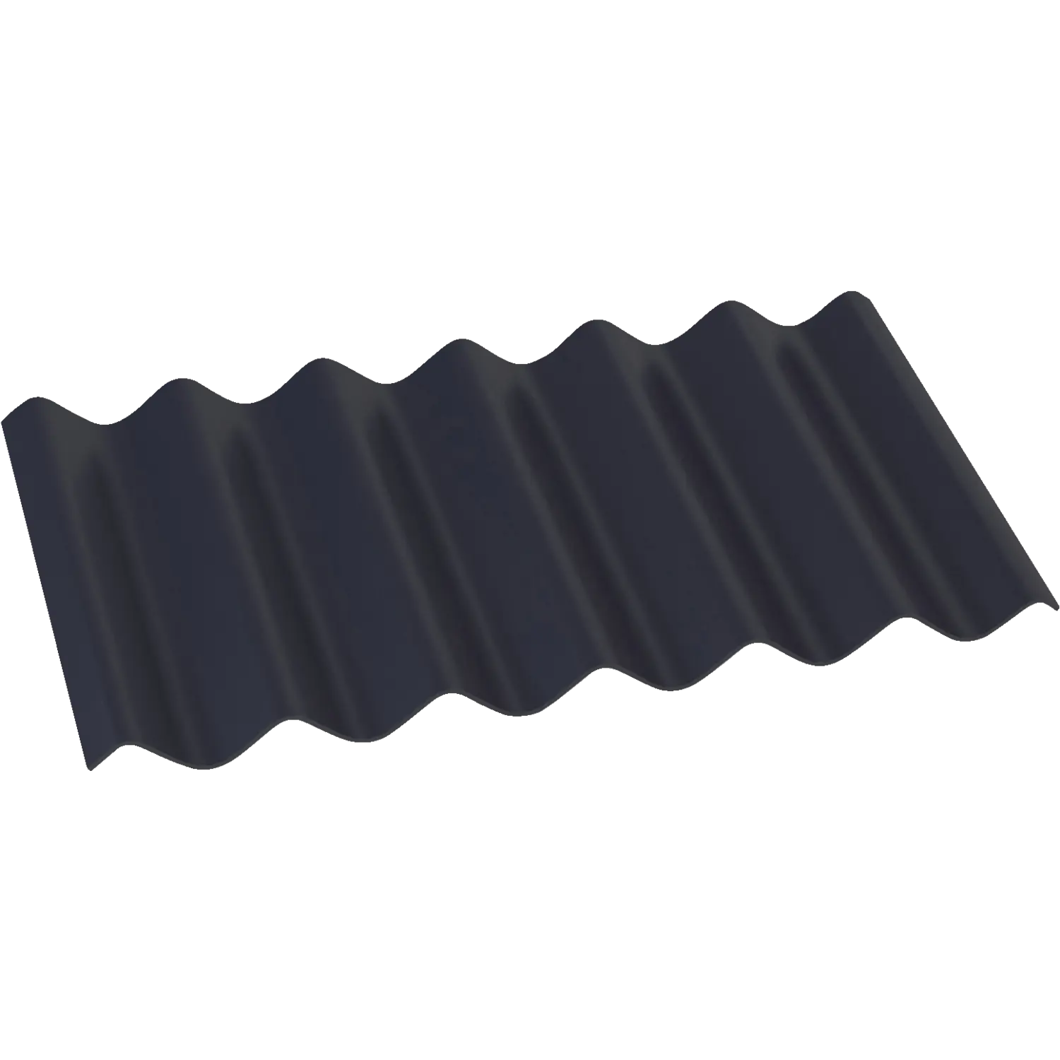 Bølgeplade B7 FK sortblå 1100x570 mm