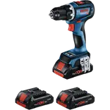 Bosch GSR 18V-90 C bore-/skruemaskine 3x4.0 Ah Procore batteri/lader i L-BOXX