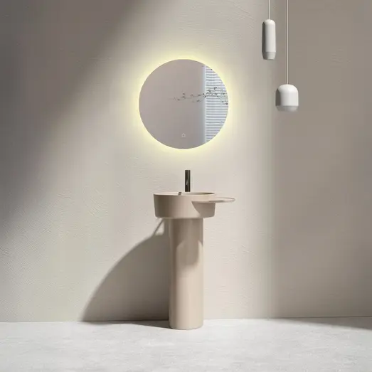 Milobad CL065 spejl m/LED Ø60 cm