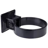 Plastmo plastrørholder sort (2 stk)