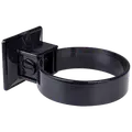Plastmo plastrørholder sort (2 stk)