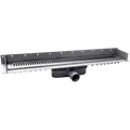 Purus Line afløbsrendesæt med vandlås rib 800 Ø50 mm
