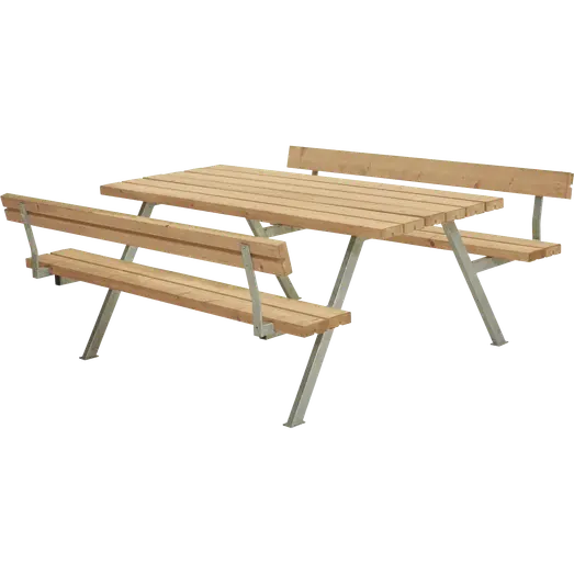 Plus Alpha Bord/Bænkesæt m/2 ryglæn 177 cm ThermoWood®