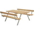 Plus Alpha Bord/Bænkesæt m/2 ryglæn 177 cm ThermoWood®