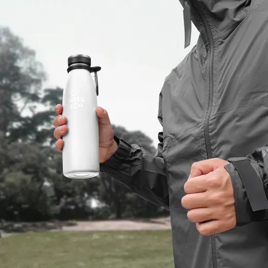 SwissTech termo drikkeflaske hvid 500ml.