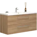 Scanbad Multo vaskeskab m/Aura marmorvask 120x62x45 cm varm eg