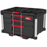 Milwaukee packout kuffert med 2+1 skuffe
