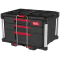 Milwaukee packout kuffert med 2+1 skuffe